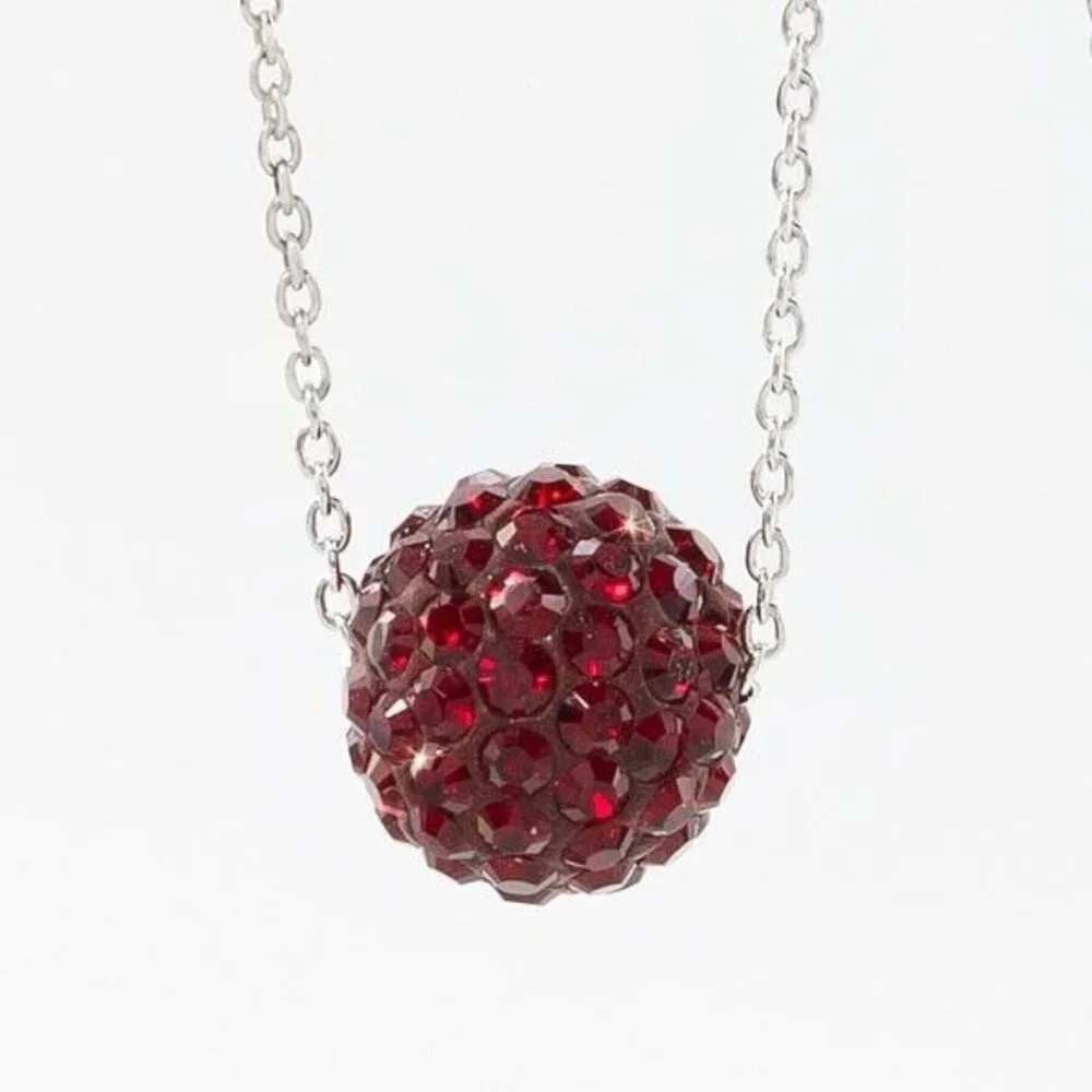 Touchstone Crystal January Birthstone Necklace NEW